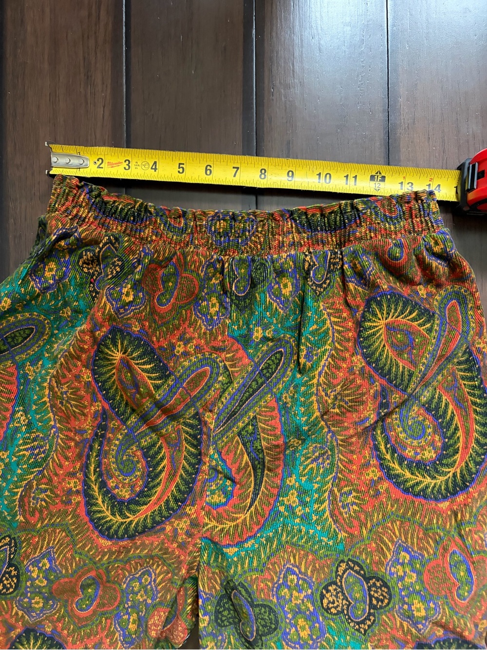 Corduroy paisley trousers - Picture 6 of 8
